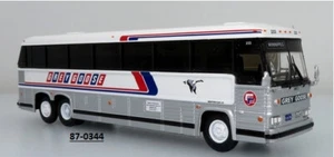 Iconic Replicas 1/87 87-0344 MCI MC-12 (MC-9 Special) Grey Goose Coach Bus - Picture 1 of 1