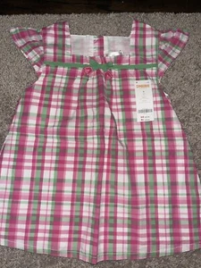 Gymboree Bright Tulip Ruffle Sleeve Tulip Tank Pink Bows Green Size 9 NWT - Picture 1 of 4