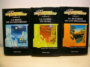 Crónicas de la Dragonlance -Tapa DURA 1998 de Margaret Weis - Imagen 1 de 2