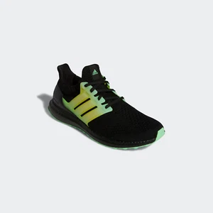 Men's Adidas UltraBoost 5.0 DNA Running Shoes Black / Beam Green  Sz 8.5 GV8729 - Picture 1 of 10