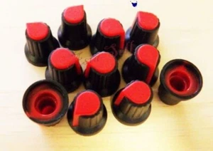 5x 6mm Plastic Potentiometer Knob for Rotary Taper Potentiometer Hole - Bild 1 von 1