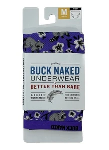 Duluth Trading Women's Buck Naked Underwear Hi-Cut Brief/Raccoon Print MED 10-12 - Picture 1 of 11