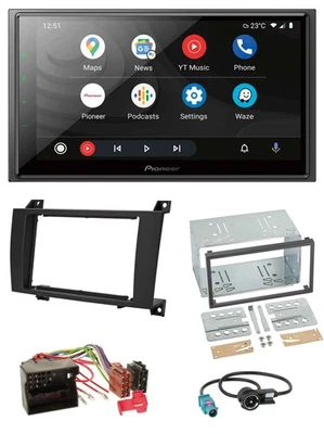 Pioneer USB 2DIN DAB MP3 Bluetooth Autoradio für Mercedes SLK R171 2004-2011 - Bild 1 von 4