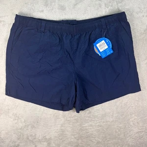 Columbia Women's PFG Backcast Water Shorts Navy UPF 50 Nylon 5" Inseam Sz 2X - Picture 1 of 10