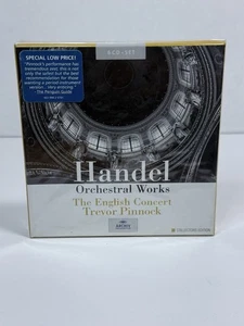 Handel Orchestral Works, Pinnock English Concert [Archiv 6 CD Box Set] SEALED - Imagen 1 de 2