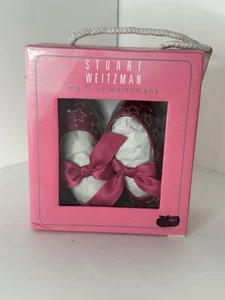 Stuart Weitzman, Girls Hot Pink Star Dress Shoes, Size 3 (6-9 Months) - Picture 1 of 8