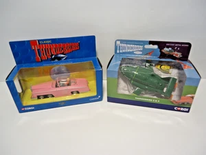 CORGI THUNDERBIRDS 2/4 & FAB 1 LADY PENELOPES GERRY ANDERSON DIECAST RARE - Picture 1 of 6