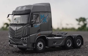 Maßstab 1:24 DFLZM DFLZ Chenglong HK LKW Traktor rot Diecast Auto Modell Spielzeug - Bild 1 von 7