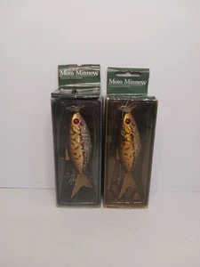 2 Moto Lures MOTO MINNOW Live Action Fishing Lure2 SD-203 NOS - Picture 1 of 5