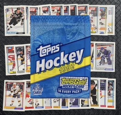 1992-93 Topps Trading Cards Complete Your Set U Pick Wayne Gretzky 3/3 - Image 1 of 3