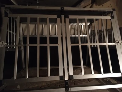 Aluminium Doppeltür Hundetransportbox - Bild 1 von 4