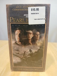 Pearl Harbor VHS 2-Tape Set 60th Anniversary Commemorative Edition New Sealed - Picture 1 of 8