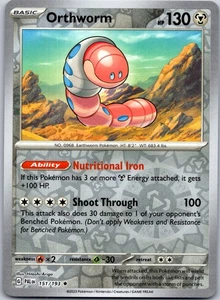 Orthworm 151/193 - Paldea Evolved Reverse Holo | Mezcla y combinación - Imagen 1 de 2