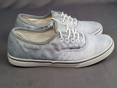 Zapato sin cordones Vans de lona para mujer talla 8,5 informal para caminar gimnasio suela de goma azul patín Foto 1 de 4