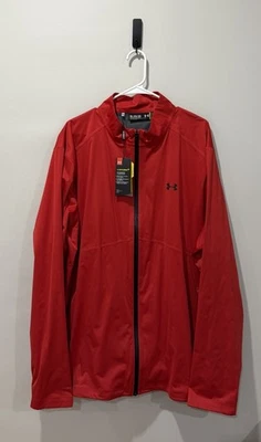 Новый под Armour гольф куртка мужская 3XL Storm дождя пальто красный - Изображение 1 из 3
