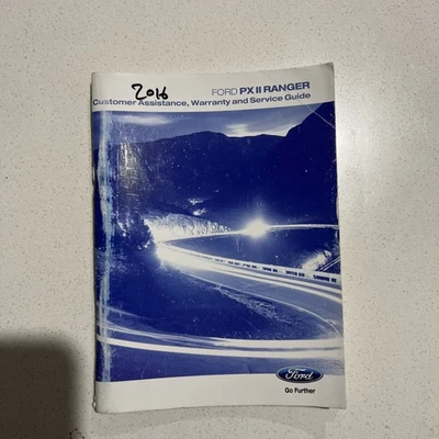 2016 Ford Ranger Logbook Stamped  - image 1 of 4
