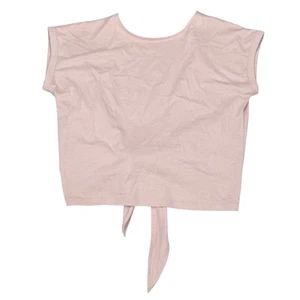 NWT WILFRED Aritzia Adela Rear Self Tie T-Shirt Size Small Camille Pink - Picture 1 of 4