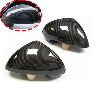 Tampas de espelho lateral de substituição 100% fibra de carbono para Porsche 911 991.1 12-16/981 13-16 - Imagem 1 de 4