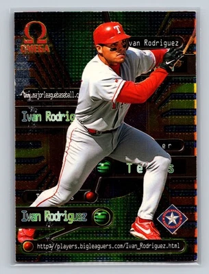 Ivan Rodriguez 1998 Pacific Omega Online Inserts #18 Texas Rangers - Image 1 of 2