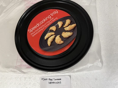 "Bandeja metálica WB49X10242 para horno microondas integrado GE ZSB9231N1SS estante M 16""" Foto 1 de 4