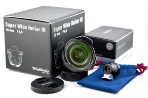 FREE SHIP! VOIGTLÄNDER 15mm f/4.5 SUPER WIDE-HELIAR ASPH III VM/VIEWFINDER 6-BIT - Picture 1 of 14