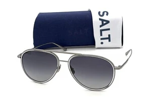 Occhiali da sole polarizzati SALT Optics COLUMBIA grigio argento/grigio sfumato 59 mm - Foto 1 di 4