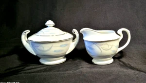 1960's Valmont Royal Wheat-Sugar Bowl and Creamer Pitcher - Picture 1 of 19