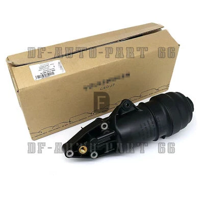 Carcasa de filtro de aceite de motor GENUINA para VW Audi A4 A5 A6 A7 A8 Q5 Q7 S4 06E115405K Foto 1 de 4