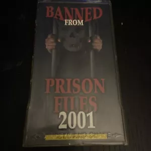 Banned From Prison Files 2001 VHS Tape Darkside Productions - Picture 1 of 5