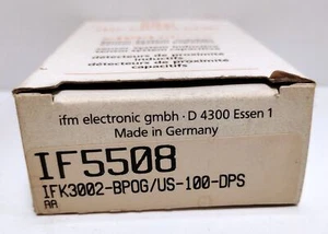 IFM Efector IFK3002-BPOG/US-100-DPS IF5508 10-30 V DC Inductive Proximity Sensor - Picture 1 of 4