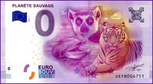 UEFB / PLANETE SAUVAGE / BILLET 0 € / NULL EURO-SCHEIN / 0 € 2016-1 - Picture 1 of 1