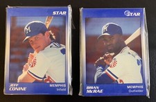 1990 Star Memphis Chicks 27-card Minor League Team Set  Jeff Conine