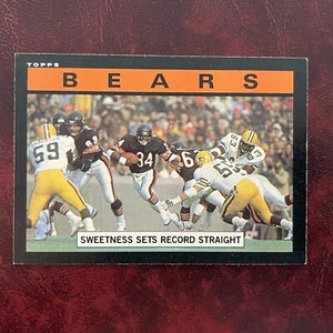 1985 Topps Set WALTER PAYTON TEAM LEADERS #22 CHICAGO BEARS NM/MINT *HIGH GRADE* - Picture 1 of 2