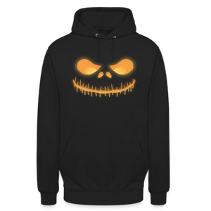 Zucca Viso Fantasma - Costume Halloween Felpa con Cappuccio Maglione - Foto 1 di 6