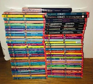 LOT of 58 Animorphs K.A. Applegate Vintage Children's Book Megamorphs Andalite - Picture 1 of 4