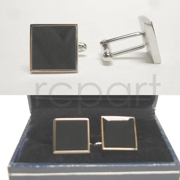 Nuevos Gemelos Para Hombre Formales Informales Fiesta Baile de graduación Boda Piedra Negro #39 Foto 1 de 1