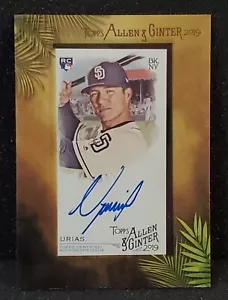 LUIS URIAS 2019 TOPPS ALLEN & GINTER FRAMED MINI AUTO RC #MA-LU SAN DIEGO PADRES - Picture 1 of 2