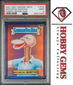DISTORTIN' MORTON PSA 9 2021 Topps Chrome Purple Refractor 208/250 157b GPK - Picture 1 of 2