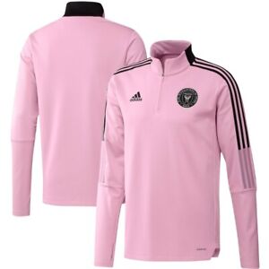 Inter Miami FC Herons Adidas Aeroready 1/4 zip jacket men's 2XL NWT MLS pink