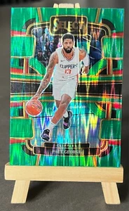 2023-24 Panini Select Concourse Green Flash Prizm - Paul George #14 / Clippers - Picture 1 of 2