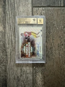 2018 Sam Darnold Rare Pristine BGS 10 Metal Draft Armed & Dangerous Rookie - Picture 1 of 3