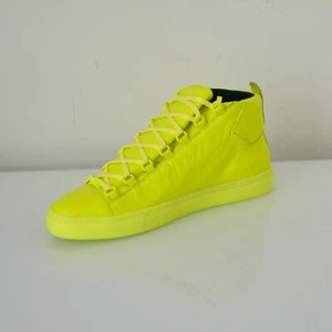 BALENCIAGA HITOP LEATHER SNEAKERS US 12 EU 45 NEW MENS - Picture 1 of 8