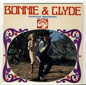 French OST theme Bonnie & Clyde Mertens Brothers Faye Dunaway Warren Beatty - Imagen 1 de 2
