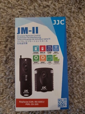 Jcc Jm-11 wireless remote control shutter release rs-60e3 pen. Cs-205 Canon EOS - Image 1 of 4