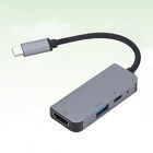  USB 3.1 USB C Hub 3 In 1 Multi Port Type-C Adapter to Port Type C Female Port