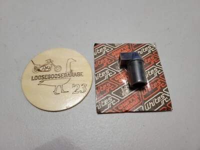 Nuevo de Lote Antiguo White's Inc. Chopper Corner Bujía Bota Harley Davidson Pit Stop Foto 1 de 4