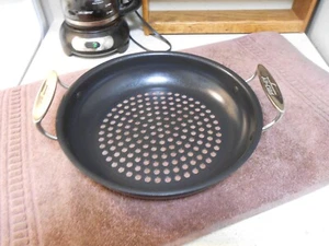 ALL-CLAD 12" Outdoor Roaster Grill Pan Meat Seafood Vegetables Looks "UNUSED" - Imagen 1 de 4