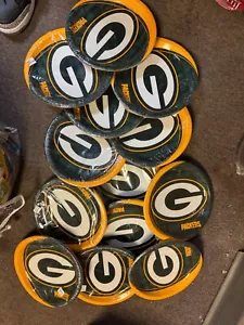 NFL Party Plates Lot Green Bay Packers 13 packs 8 plates each pack Birthday NEW - Picture 1 of 1