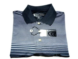 PEBBLE BEACH PERFORMANCE SHIRT MEDIUM BLACK & SILVER NEW W/TAG SAME DAY SHIPPING - Picture 1 of 7