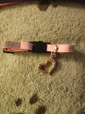 Joias de gato/gatinho colarinho bling couro, escolha a cor do colarinho, novo, separador - Imagem 1 de 2